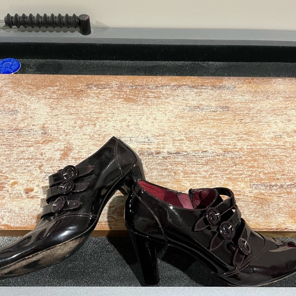 Via spiga eggplant patent pumps - Picture 2 of 4